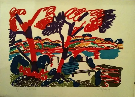 Lithografie Lapicque - Sans titre