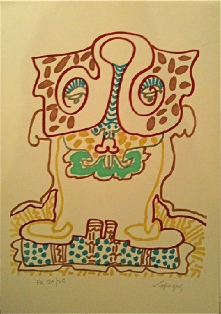 Lithografie Lapicque - Sans titre