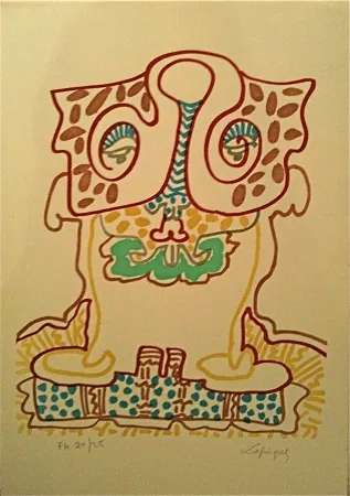 Lithografie Lapicque - Sans titre