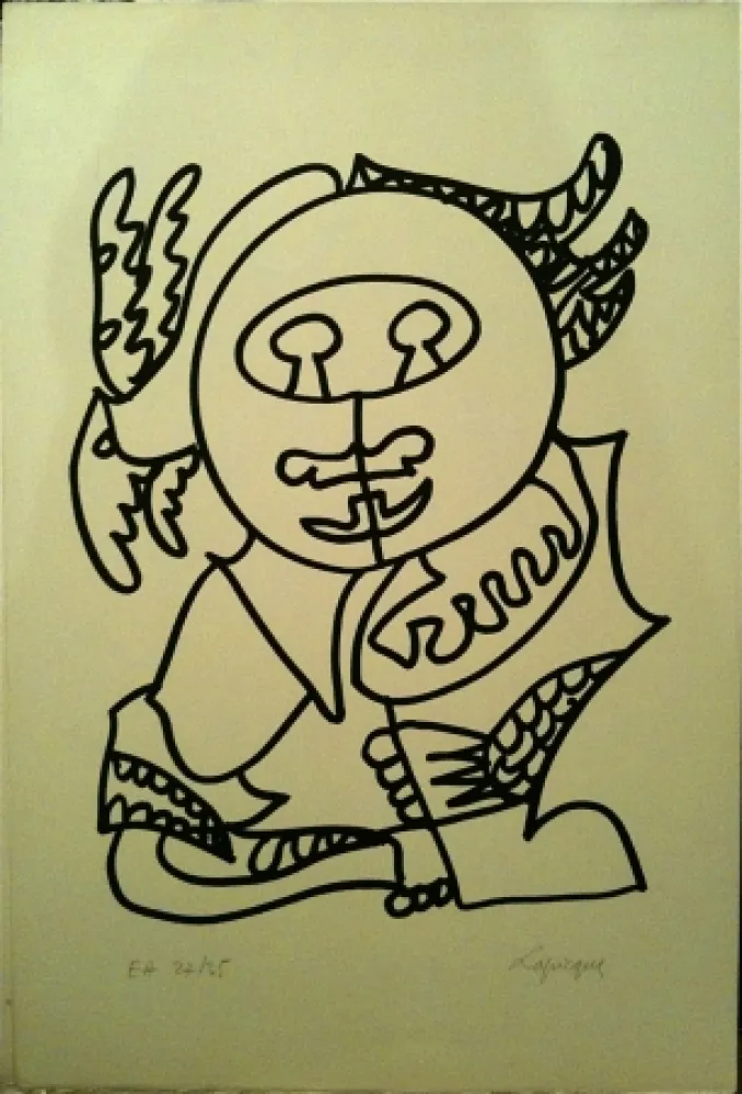 Lithografie Lapicque - Sans titre