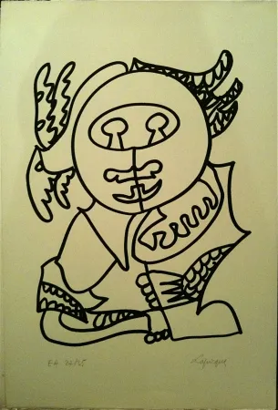 Lithografie Lapicque - Sans titre