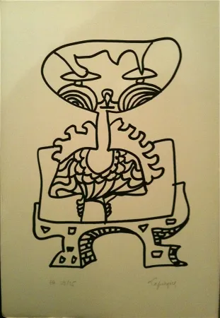 Lithografie Lapicque - Sans titre