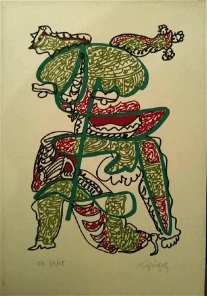 Lithografie Lapicque - Sans titre