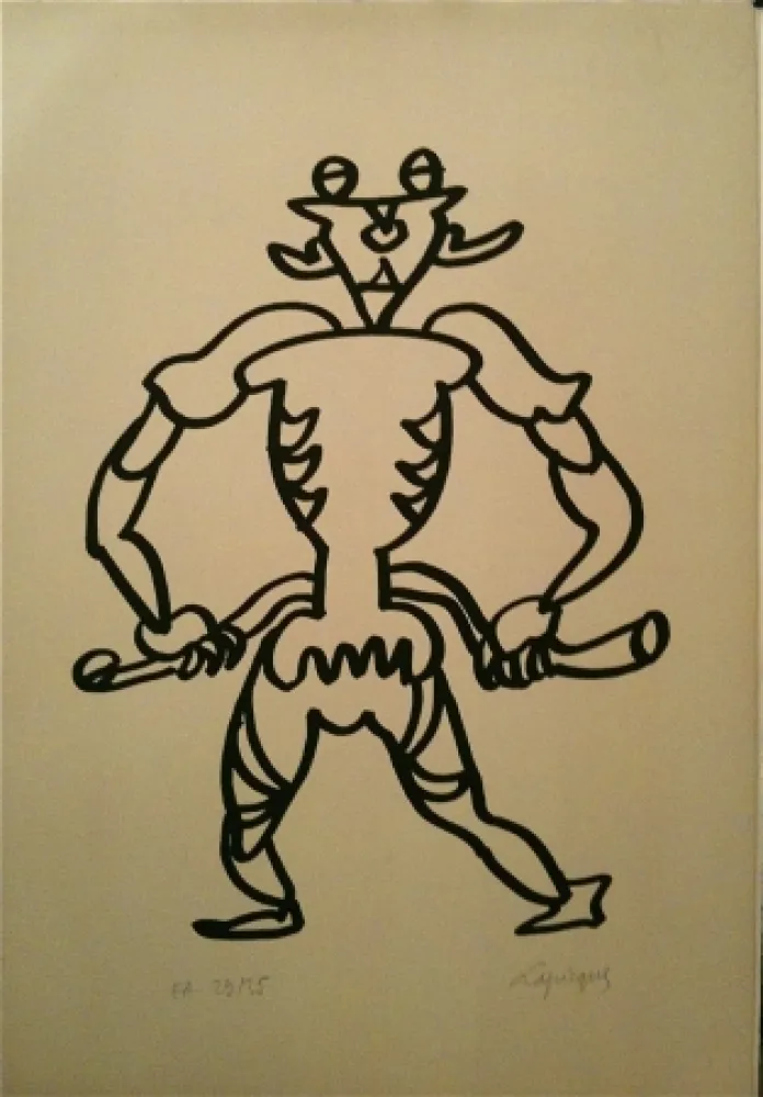 Lithografie Lapicque - Sans titre