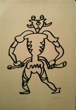 Lithografie Lapicque - Sans titre