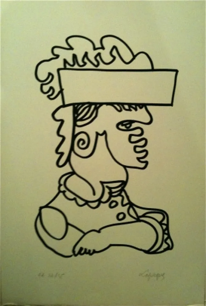 Lithografie Lapicque - Sans titre