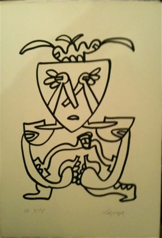 Lithografie Lapicque - Sans titre