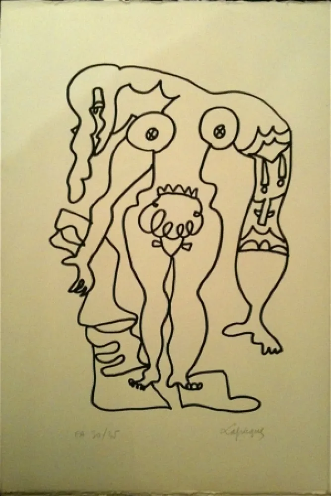 Lithografie Lapicque - Sans titre