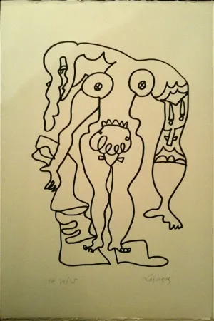 Lithografie Lapicque - Sans titre