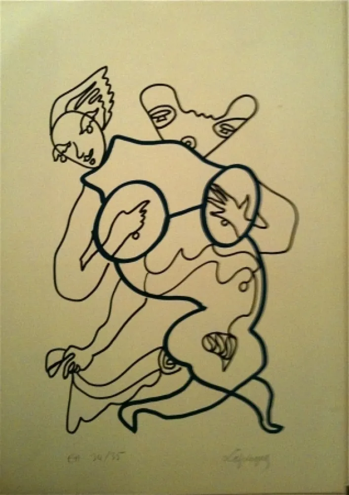 Lithografie Lapicque - Sans titre