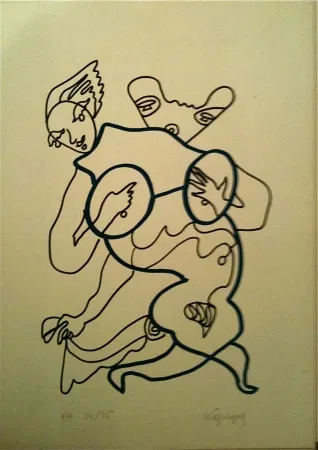 Lithografie Lapicque - Sans titre