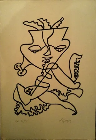 Lithografie Lapicque - Sans titre
