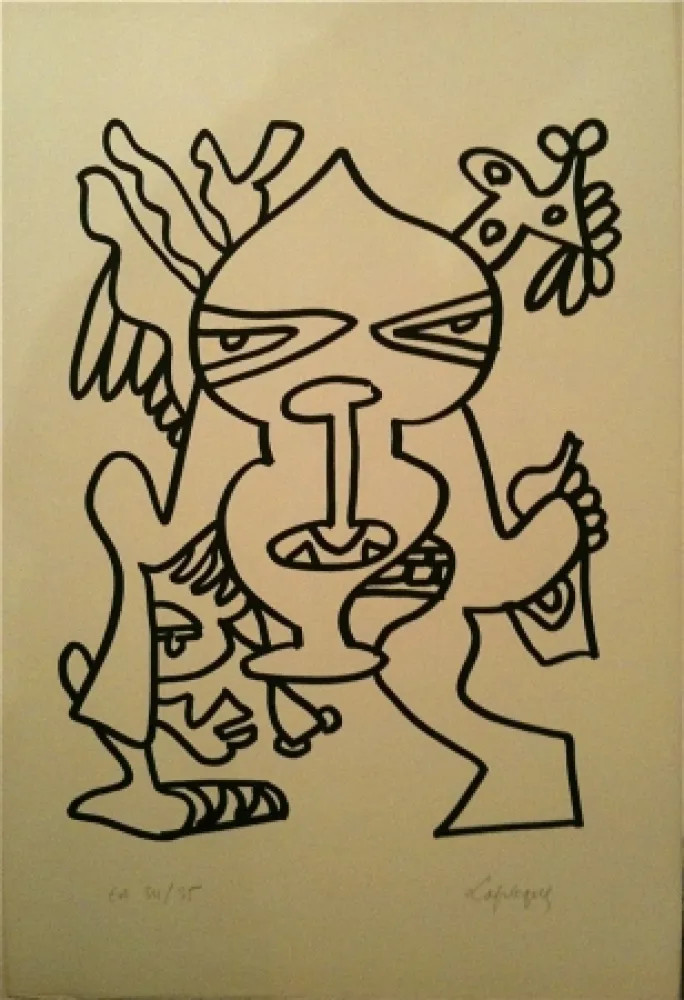 Lithografie Lapicque - Sans titre