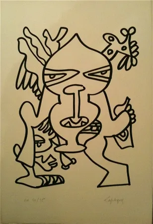 Lithografie Lapicque - Sans titre