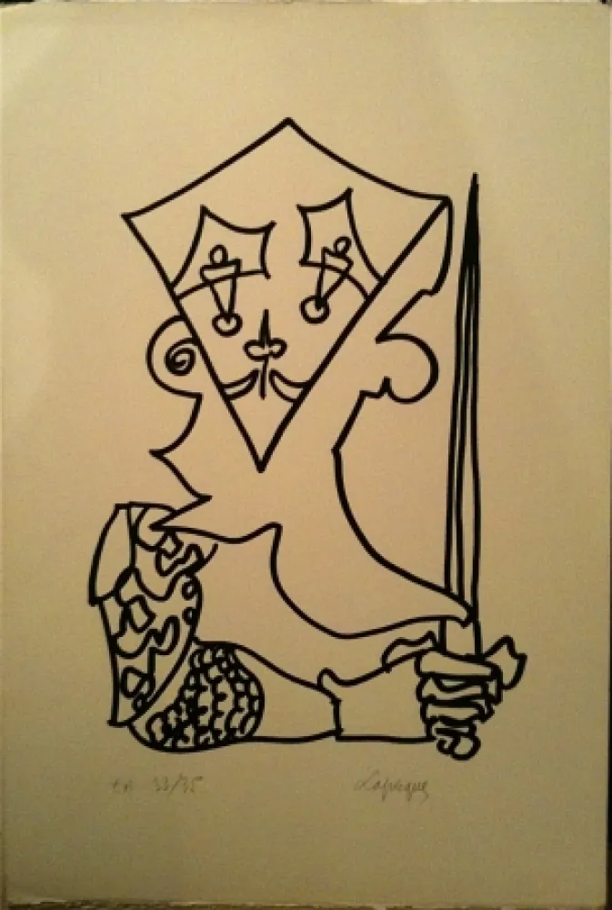 Lithografie Lapicque - Sans titre