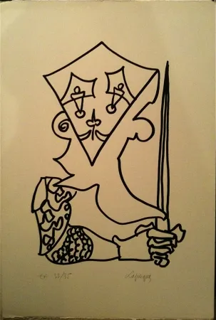 Lithografie Lapicque - Sans titre