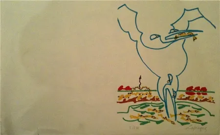 Lithografie Lapicque - Sans titre