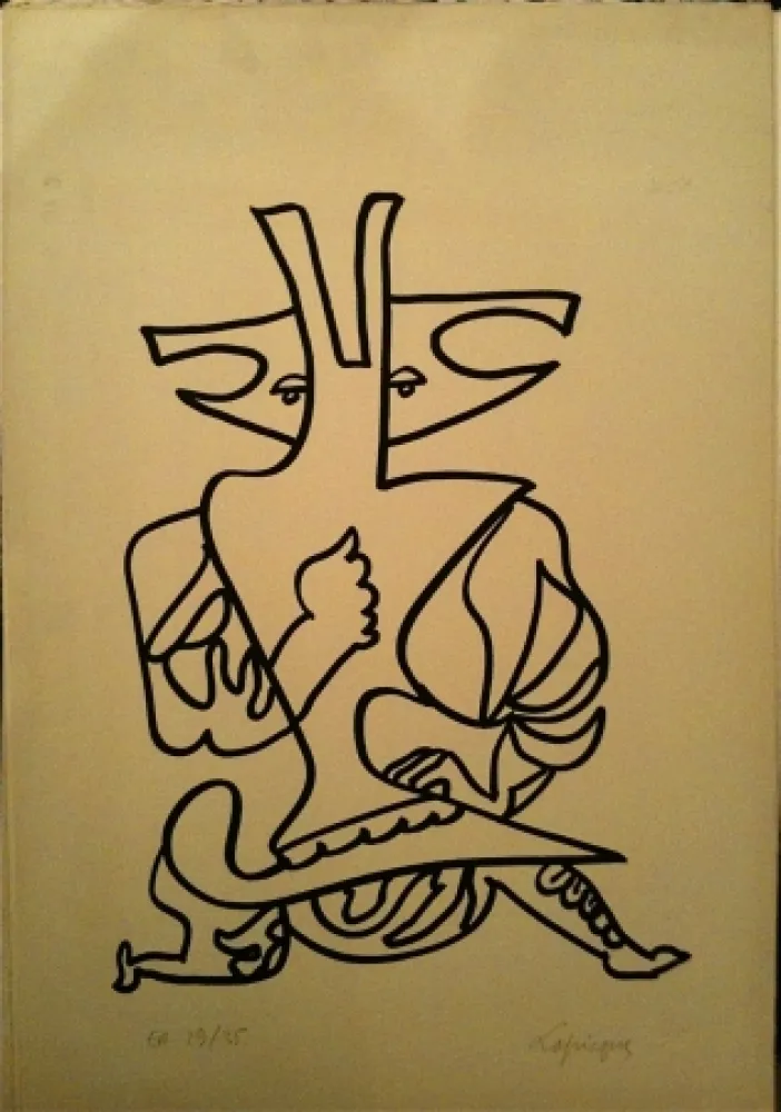 Lithografie Lapicque - Sans titre