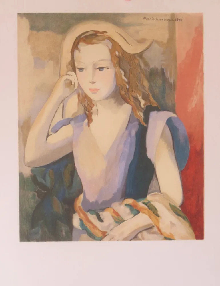 Lithografie Laurencin - Arlequin