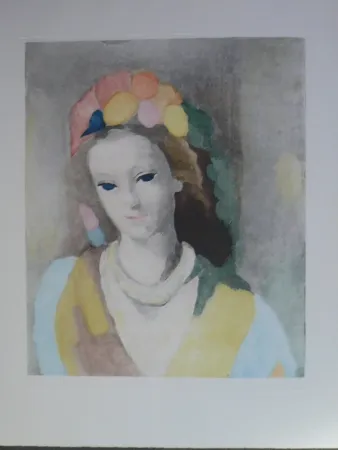 Aquatint Laurencin - Jeune fille