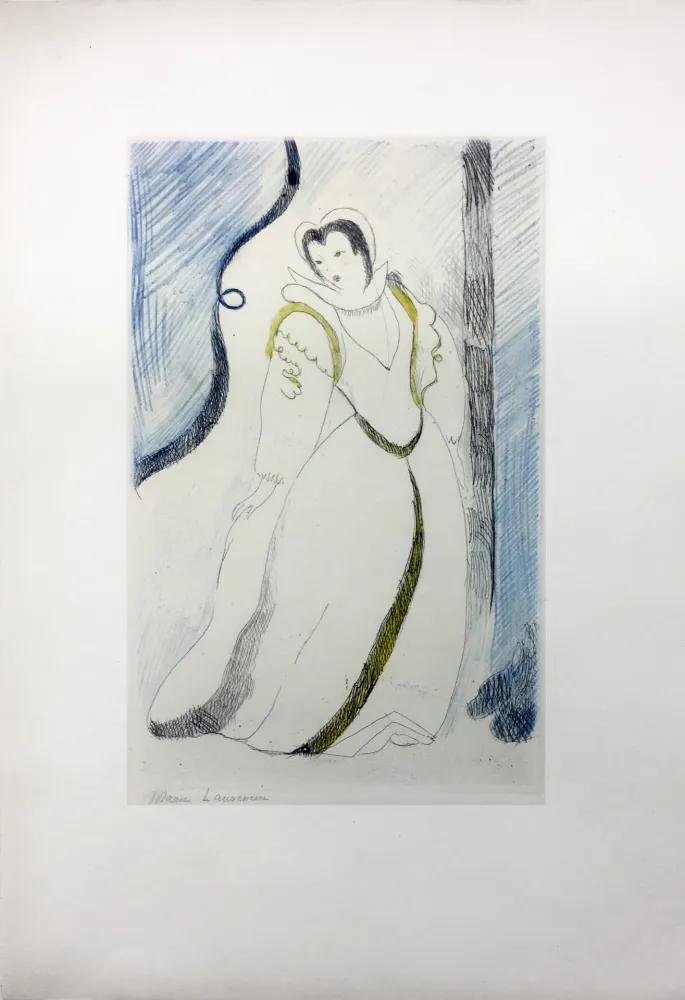 Ets Laurencin - LA PRINCESSE DE CLÈVES (Pl. III signée au crayon). 1947