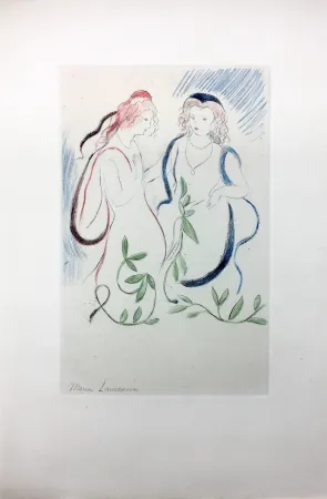 Ets Laurencin - LA PRINCESSE DE CLÈVES (Pl. VI signée au crayon). 1947