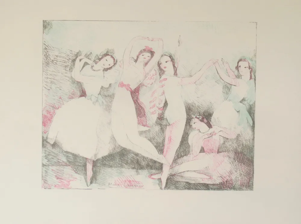 Lithografie Laurencin - Les fetes de la danse