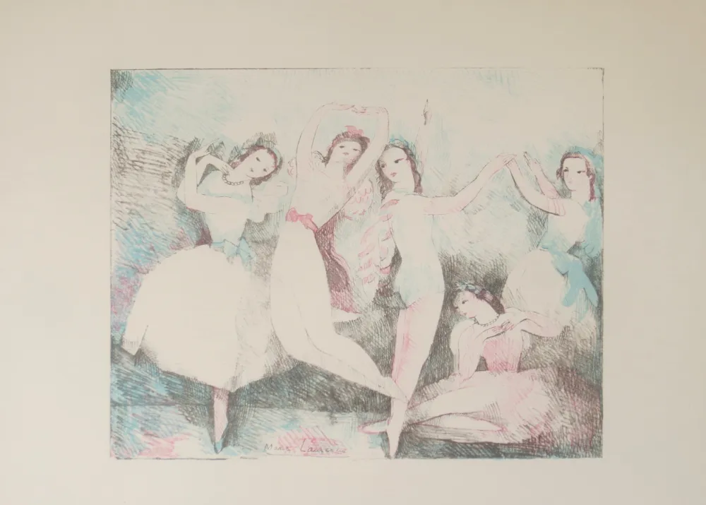 Lithografie Laurencin - Les fetes de la danse