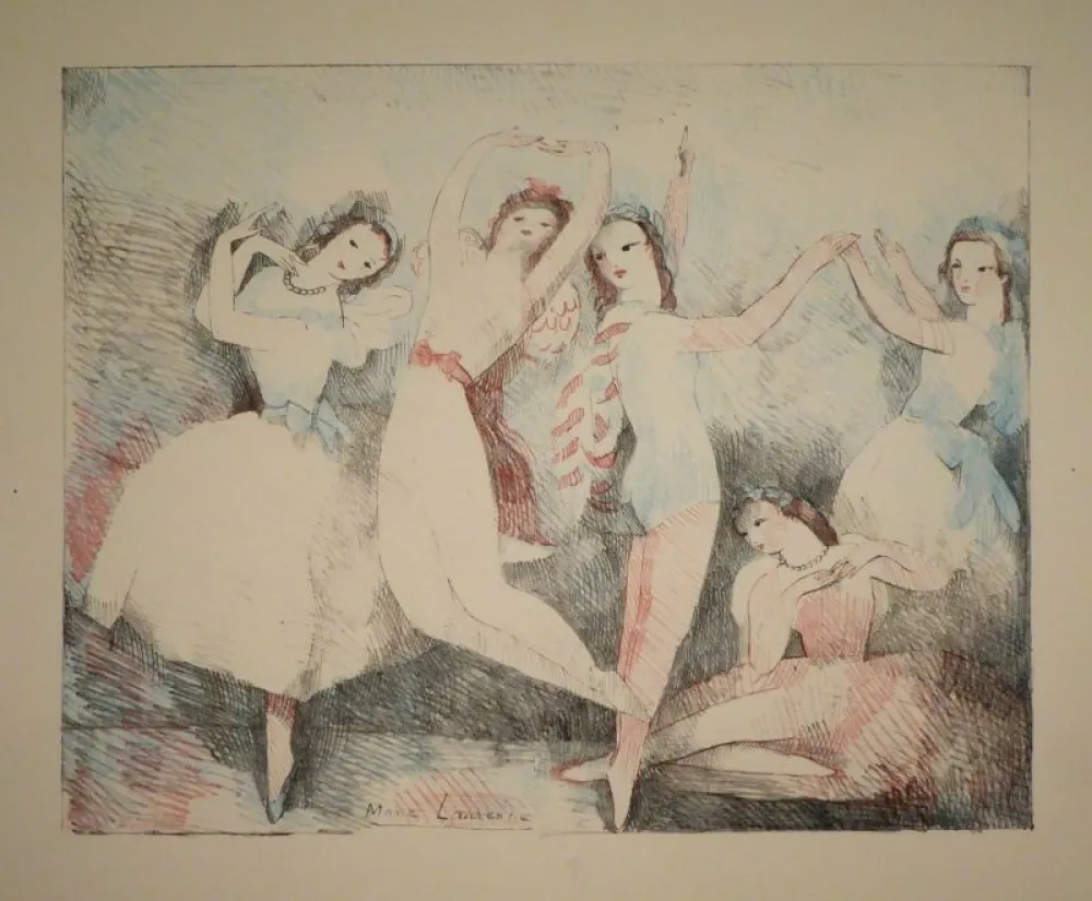 Lithografie Laurencin - Les fêtes de la danse