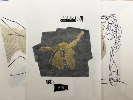 Geïllustreerd Boek Laurens - LOUKIOS OU L'ÂNE. Gravures de Henri Laurens, 1 des 40 avec suite (1947).