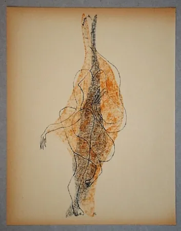 Lithografie Laurens - Personnage