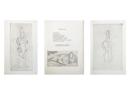 Geïllustreerd Boek Laurens - Raymond Radiguet : LES PÉLICAN. Pièce en deux actes. Illustré d'eaux-fortes par Henri Laurens (1921)