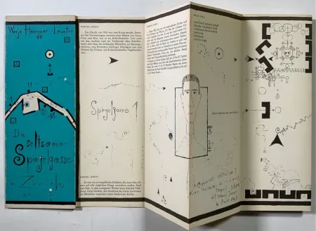 Geïllustreerd Boek Lavater - Honegger-Lavater, Warja - Die seltsame Spiegelgasse in Zürich, 1966,  Basel: Basilius Presse - DADA Leporello