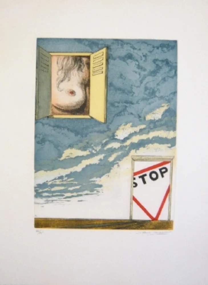 Ets En Aquatint Laventhol - Composition 2