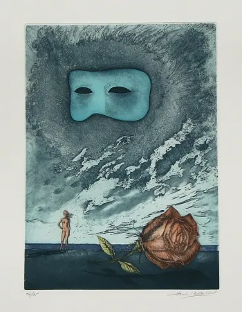 Ets En Aquatint Laventhol - Le miroir aux alouettes