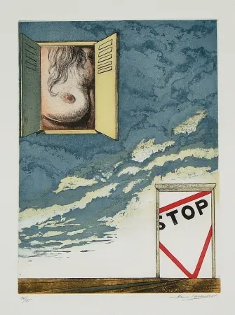 Ets En Aquatint Laventhol - Le miroir aux alouettes