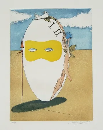 Ets En Aquatint Laventhol - Le miroir aux alouettes