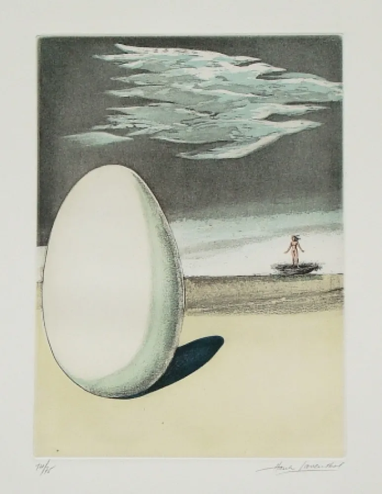 Ets En Aquatint Laventhol - Le miroir aux alouettes