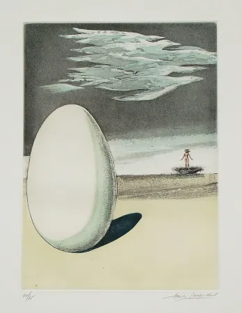 Ets En Aquatint Laventhol - Le miroir aux alouettes