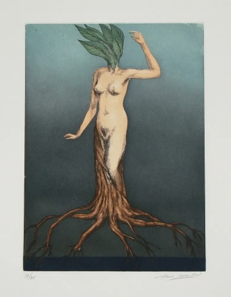 Ets En Aquatint Laventhol - Le miroir aux alouettes