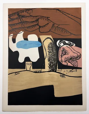 Lithografie Le Corbusier - CHAIR. (Le Poème de l'angle droit, 1955). Planche 10 (C2)