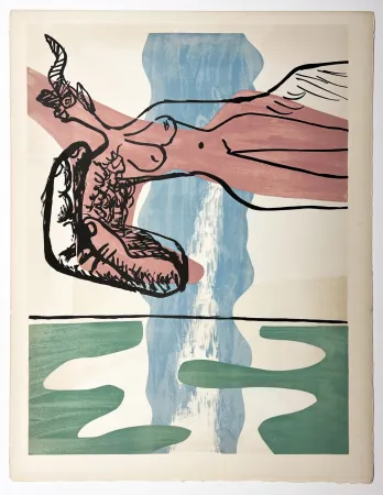 Lithografie Le Corbusier - CHAIR. (Le Poème de l'angle droit, 1955). Planche 13 (C5)
