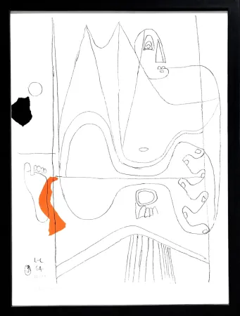 Lithografie Le Corbusier - Icône 8 (Weber 81)