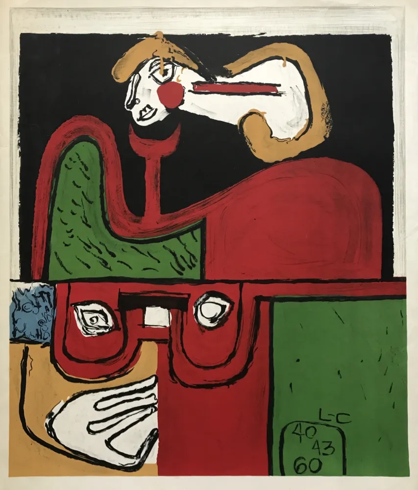 Lithografie Le Corbusier - Portrait