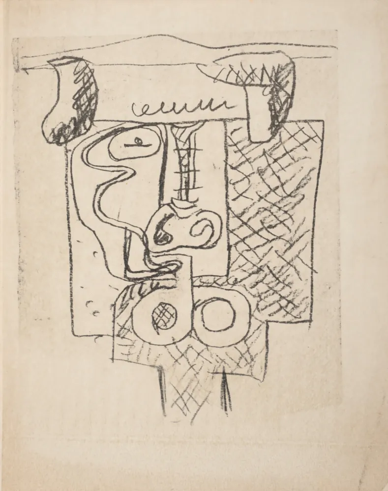 Geen Techniek Le Corbusier - Taureau, C. 1960 - Unique proof!