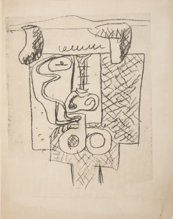 Geen Techniek Le Corbusier - Taureau, C. 1960 - Unique proof!