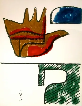Lithografie Le Corbusier - The Open Hand