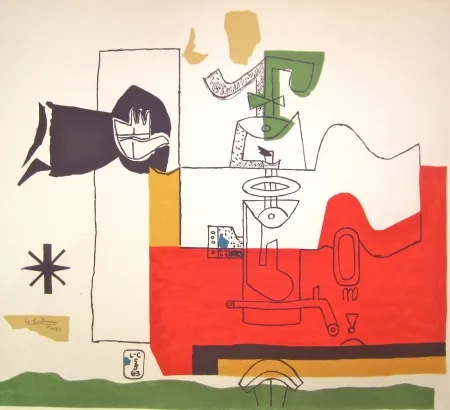 Lithografie Le Corbusier - Totem