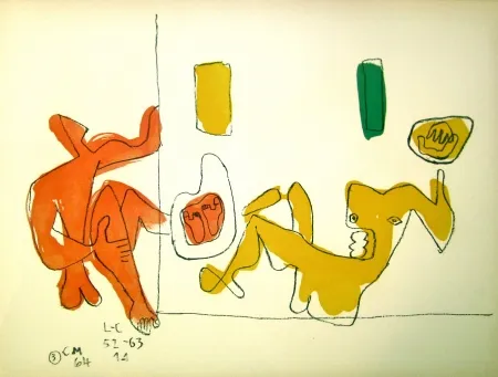 Lithografie Le Corbusier - Touching their Feet