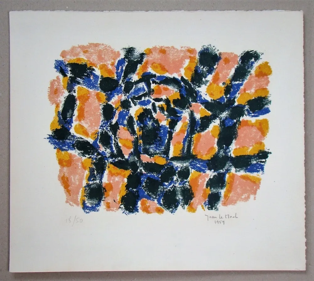 Lithografie Le Moal - Composition - 1959